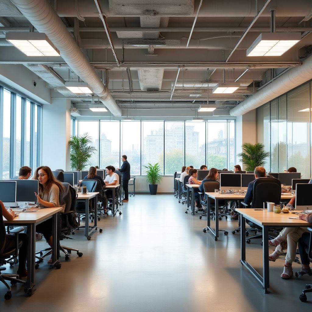 Açık Ofis Çalışma Alanı